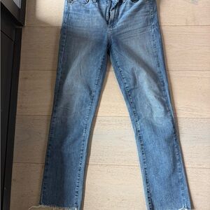 PAIGE Light Blue Ankle Jeans